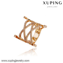 14662 xuping gros bijoux 18k plaqué or bague de luxe pour les femmes